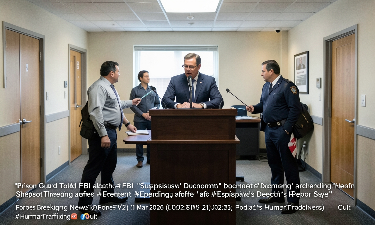 "Prison Guard Told FBI about 'Suspicious' Document Shredding after #Epstein's Death, Report Says" Forbes Breaking News @ForbesTVNews 21 Mar 2026 [0:02:15] #HumanTrafficking #Cult s.cultpodcasts.com/5BPOs8G6f0yMZU… youtube.com/watch?v=tCRykZ…